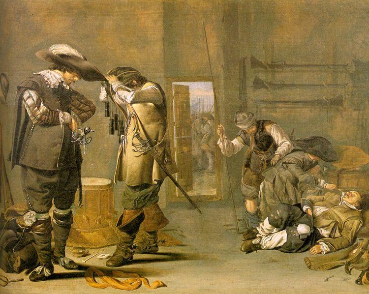 Jacob Duck Soldiers Arming Themselves china oil painting image